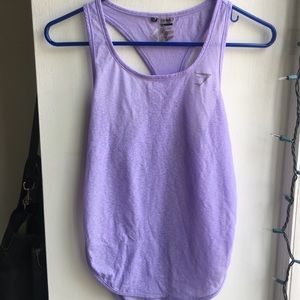 GYMSHARK high low tank size XS